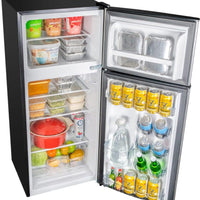 Danby - 4.5 cu.ft. 2 Door Stainless Steel Look Compact Fridge - DCR045B1SLDB