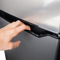 Danby - 4.5 cu.ft. 2 Door Stainless Steel Look Compact Fridge - DCR045B1SLDB