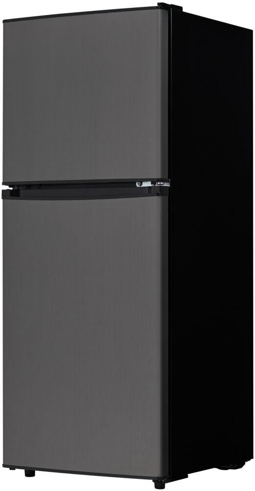 Danby - 4.7 cu.ft. 2-Door Black Stainless Steel Compact Fridge - DCR047A1BBSL