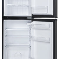 Danby - 4.7 cu.ft. 2-Door Black Stainless Steel Compact Fridge - DCR047A1BBSL