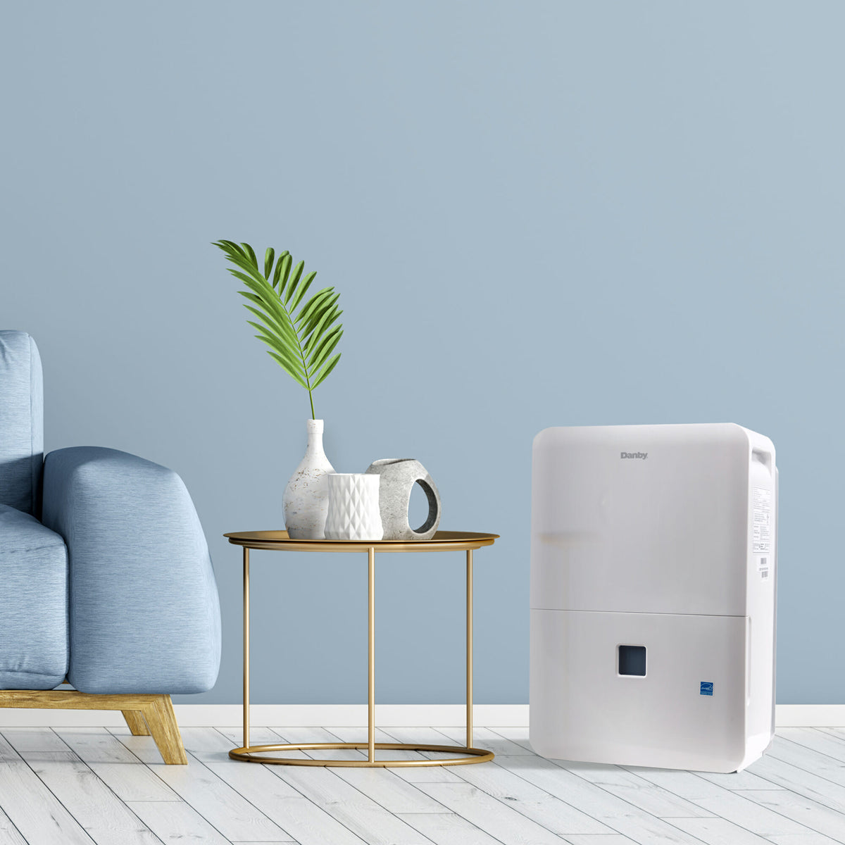 Danby - 50 Pint White Dehumidifier with Pump - DDR050BJP2WDB