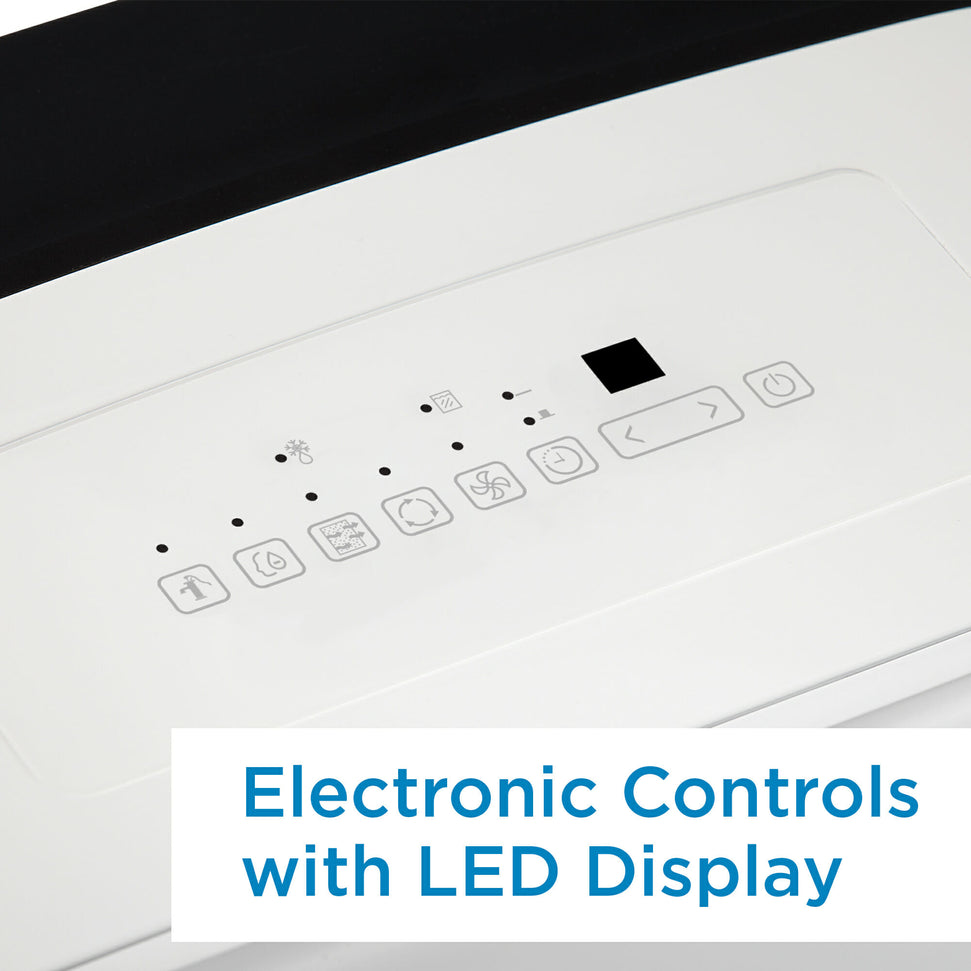 Danby - 50 Pint White Dehumidifier with Pump - DDR050BJP2WDB