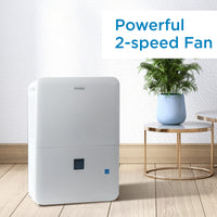 Danby - 50 Pint White Dehumidifier with Pump - DDR050BJP2WDB