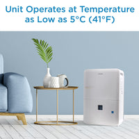 Danby - 50 Pint White Dehumidifier with Pump - DDR050BJP2WDB