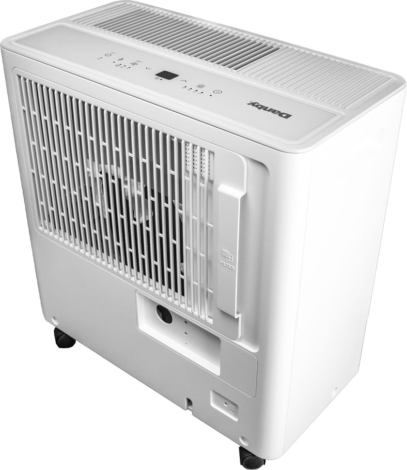 Danby - 50 Pint White Dehumidifier with Pump & Wi-Fi - DDR050BSPWDB