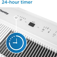 Danby - 50 Pint White Dehumidifier with Pump & Wi-Fi - DDR050BSPWDB