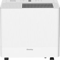 Danby - 50 Pint White Dehumidifier with Pump & Wi-Fi - DDR050BSPWDB