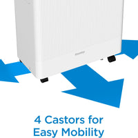 Danby - 50 Pint White Dehumidifier with Wi-Fi - DDR050BSWDB