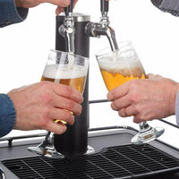 Danby - 5.4 cu.ft. Stainless Steel Dual-Tap Keg Cooler - DKC054A1BSL2DB