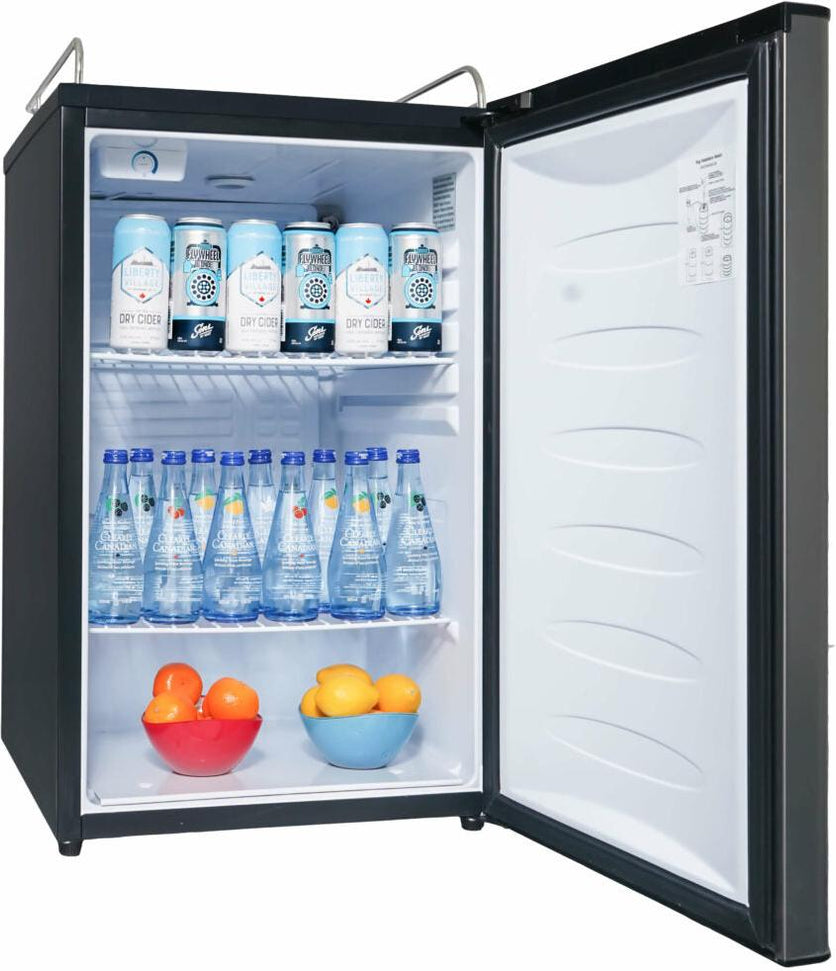 Danby - 5.4 cu.ft. Stainless Steel Single-Tap Keg Cooler - DKC054A9SLDB