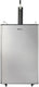 Danby - 5.4 cu.ft. Stainless Steel Single-Tap Keg Cooler - DKC054A9SLDB