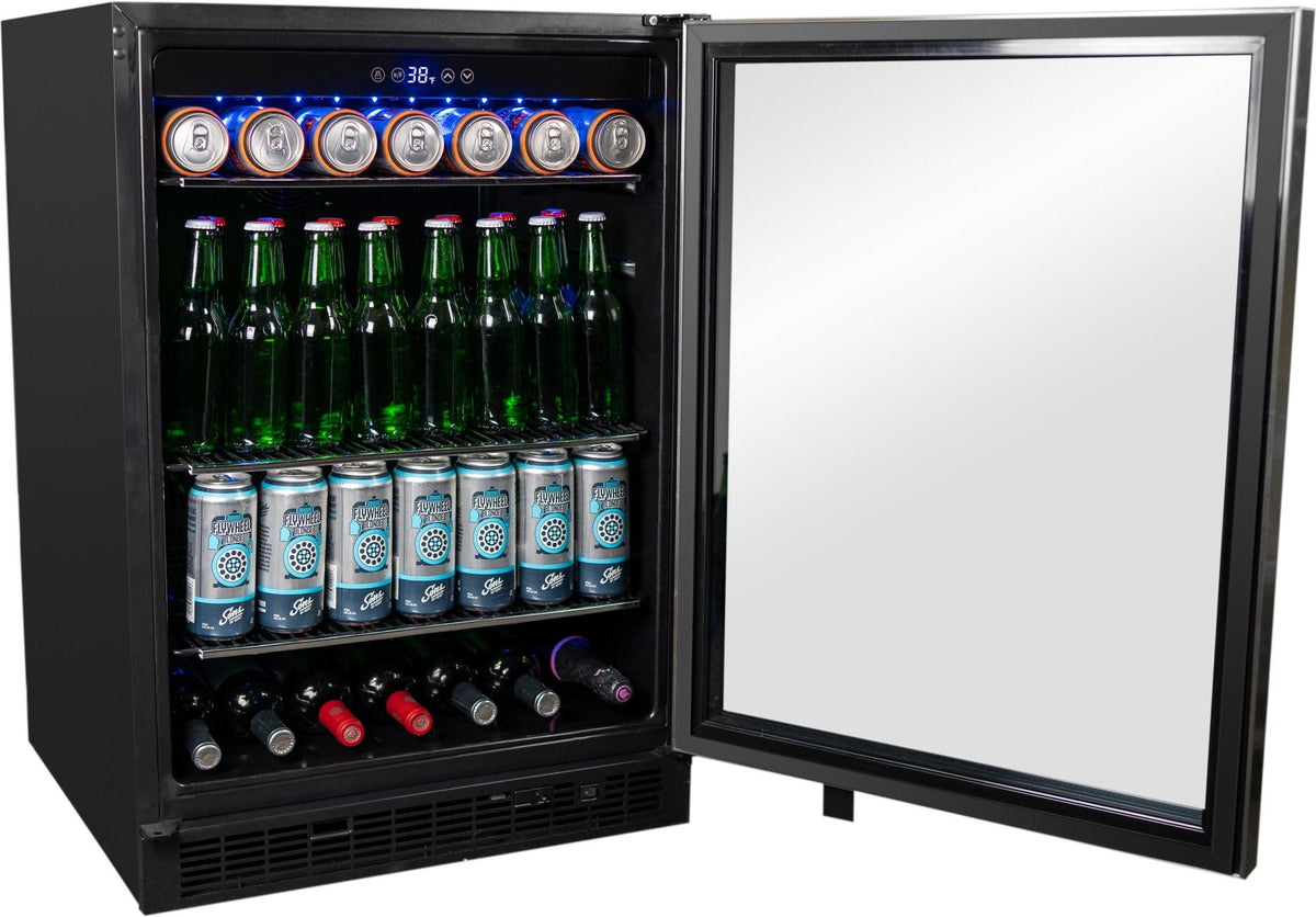 Danby - 5.7 cu.ft. Built-In Beverage Center In Stainless Steel - DBC057A1BSS
