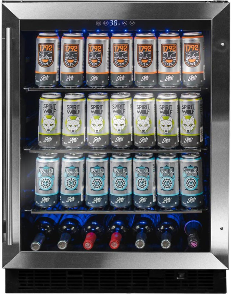 Danby - 5.7 cu.ft. Built-In Beverage Center In Stainless Steel - DBC057A1BSS