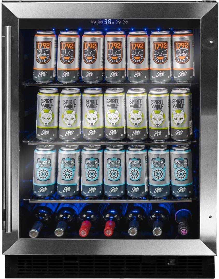 Danby - 5.7 cu.ft. Built-In Beverage Center In Stainless Steel - DBC057A1BSS
