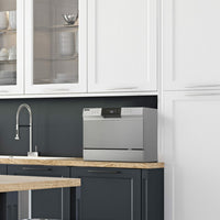 Danby - 6 Place Setting Countertop Dishwasher In Silver - DDW631SDB