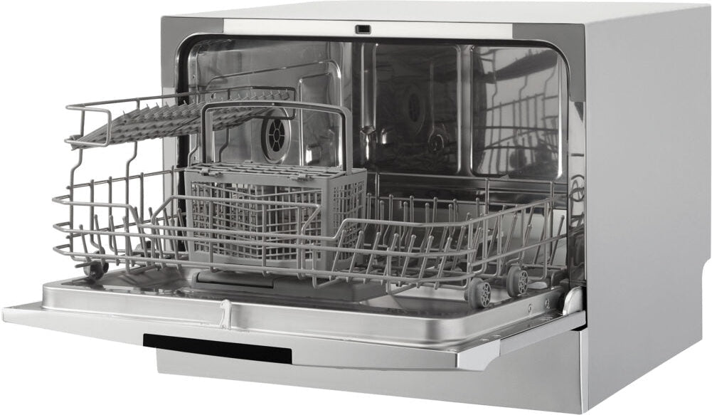 Danby - 6 Place Setting Countertop Dishwasher In Silver - DDW631SDB