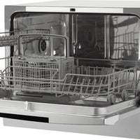 Danby - 6 Place Setting Countertop Dishwasher In Silver - DDW631SDB