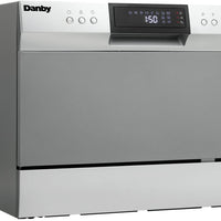 Danby - 6 Place Setting Countertop Dishwasher In Silver - DDW631SDB