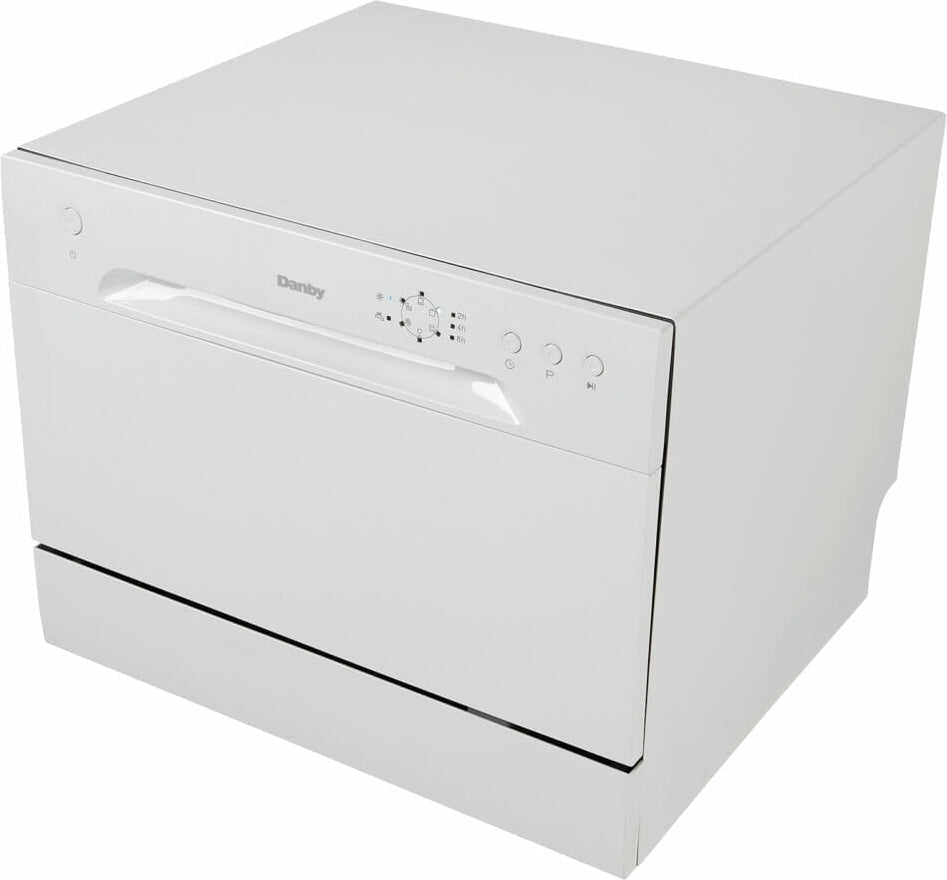 Danby - 6 Place Setting Countertop Dishwasher, White - DDW621WDB