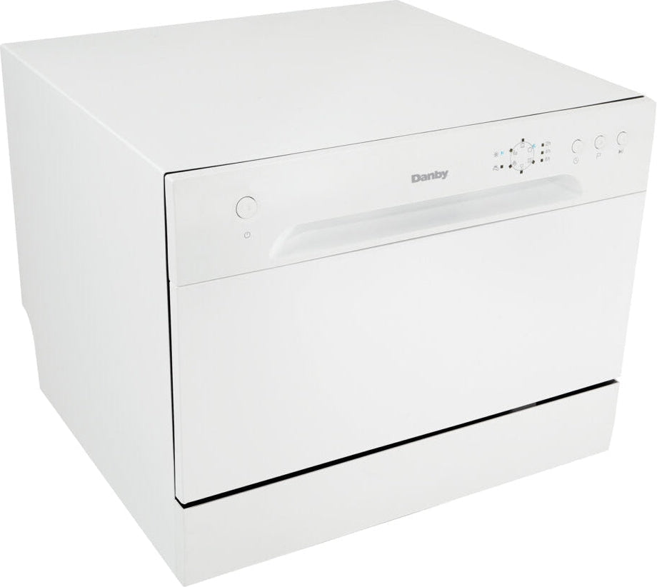 Danby - 6 Place Setting Countertop Dishwasher, White - DDW621WDB
