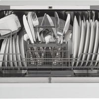 Danby - 6 Place Setting Countertop Dishwasher, White - DDW621WDB