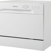 Danby - 6 Place Setting Countertop Dishwasher, White - DDW621WDB