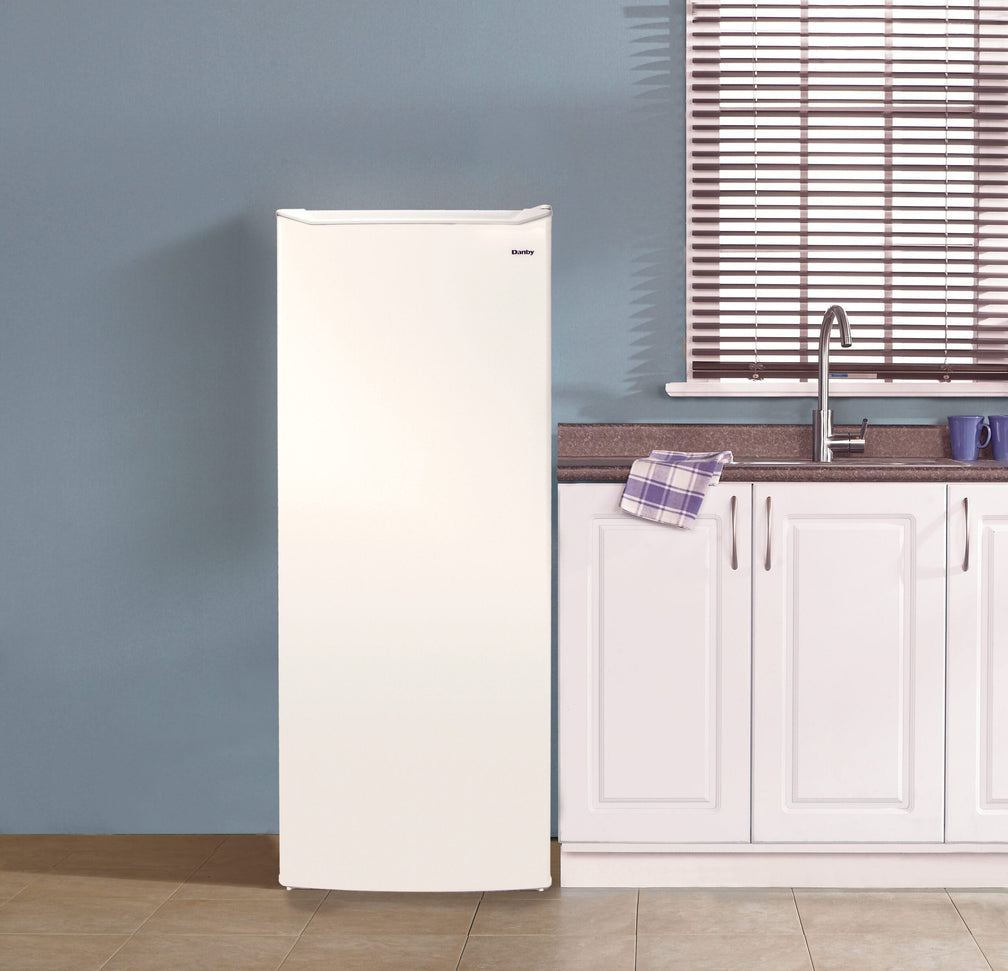 Danby - 6 cu. ft. Upright Freezer In White - DUFM060B2WDB