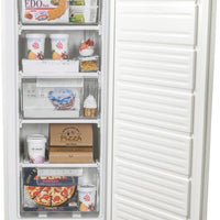 Danby - 6 cu. ft. Upright Freezer In White - DUFM060B2WDB