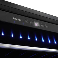 Danby - 60 Bottle Built-In Wine Cooler In Stainless Steel - DWC057A1BSS