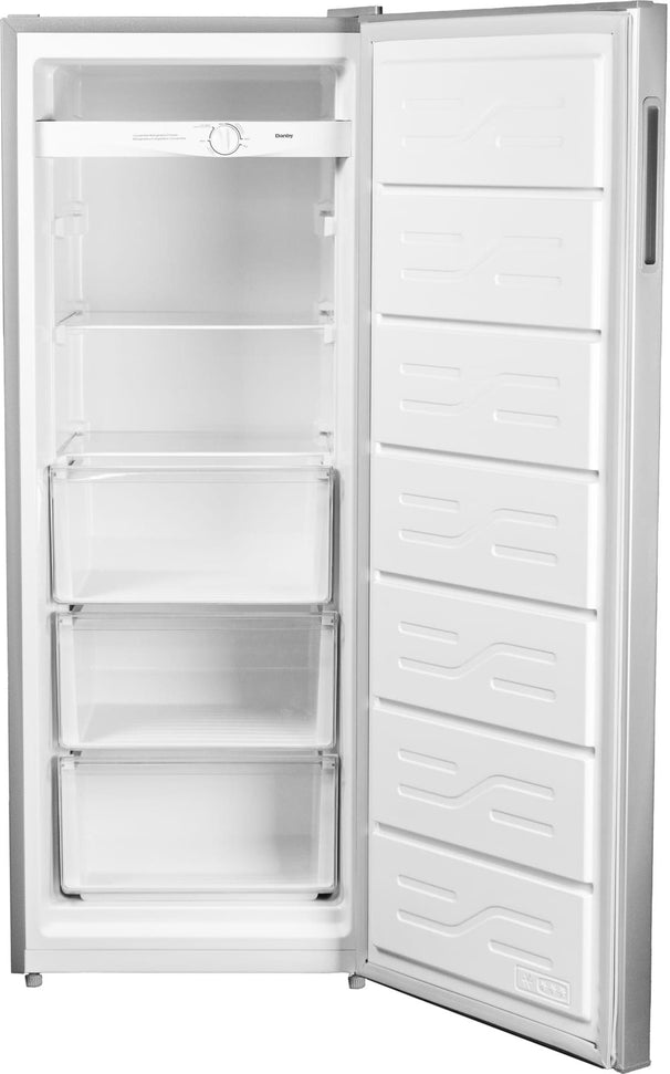 Danby - 6.8 cu. ft. Convertible Upright Freezer in Stainless Steel Look - DUFM068A1SCDB