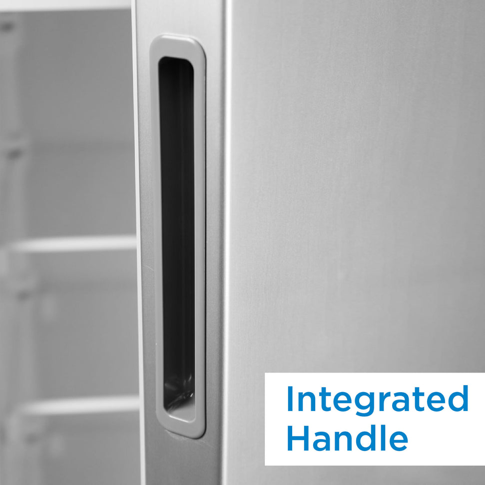 Danby - 6.8 cu. ft. Convertible Upright Freezer in Stainless Steel Look - DUFM068A1SCDB