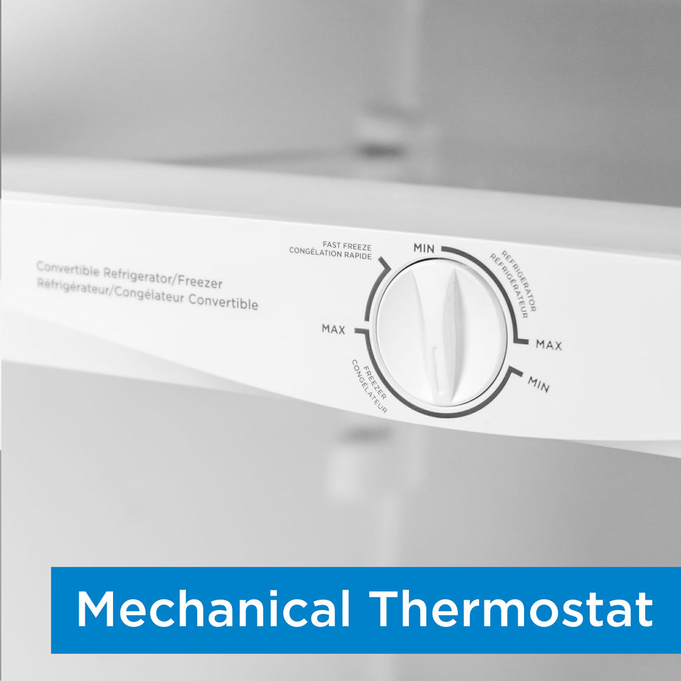 Danby - 6.8 cu. ft. Convertible Upright Freezer in Stainless Steel Look - DUFM068A1SCDB