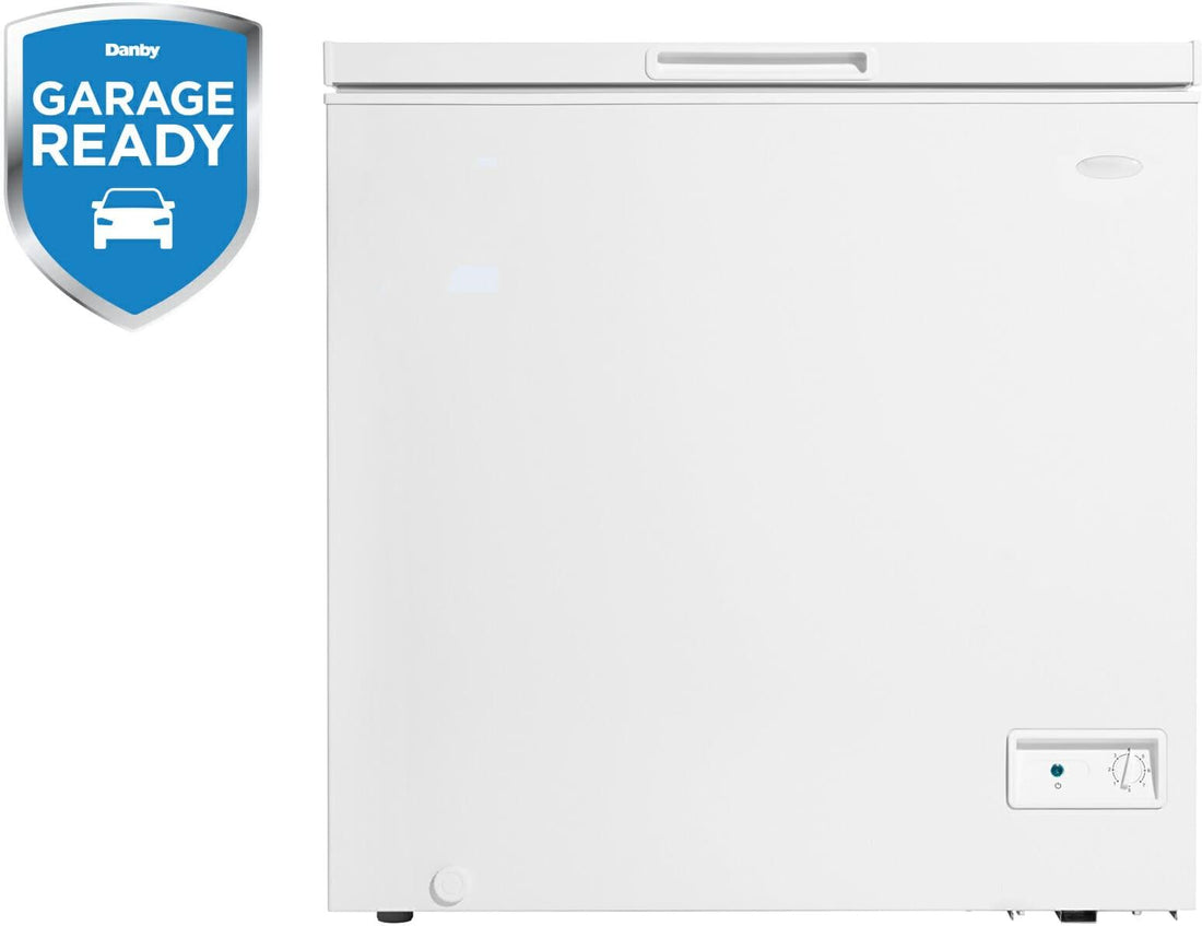 Danby - 7 cu. ft. Square Model Chest Freezer In White - DCF070A6WM