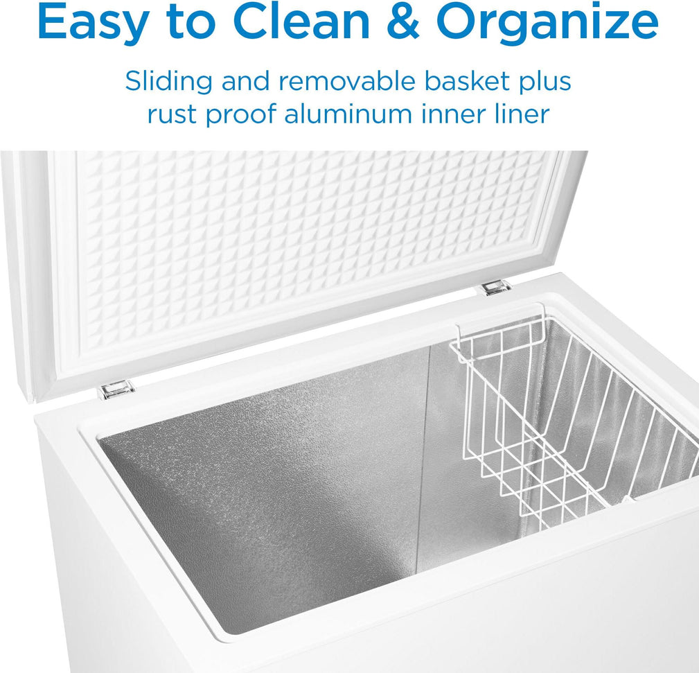 Danby - 7 cu. ft. Square Model Chest Freezer In White - DCF070A6WM