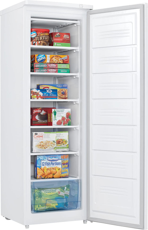 Danby - 7.1 cu. ft. Upright Freezer in White - DUF071A3WDB