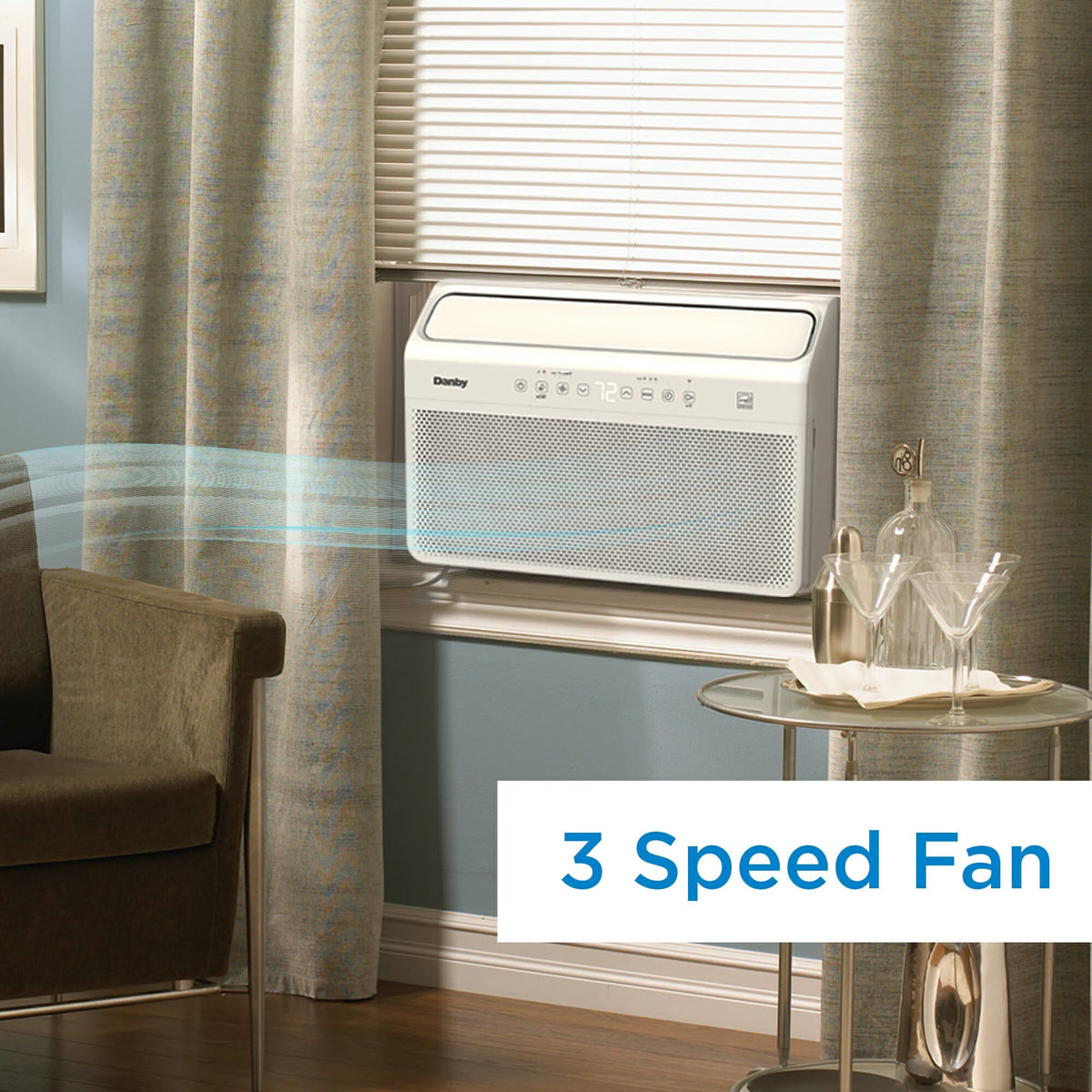 Danby - 8000 BTU Inverter Window Air Conditioner - DAC080B8IWDB-6