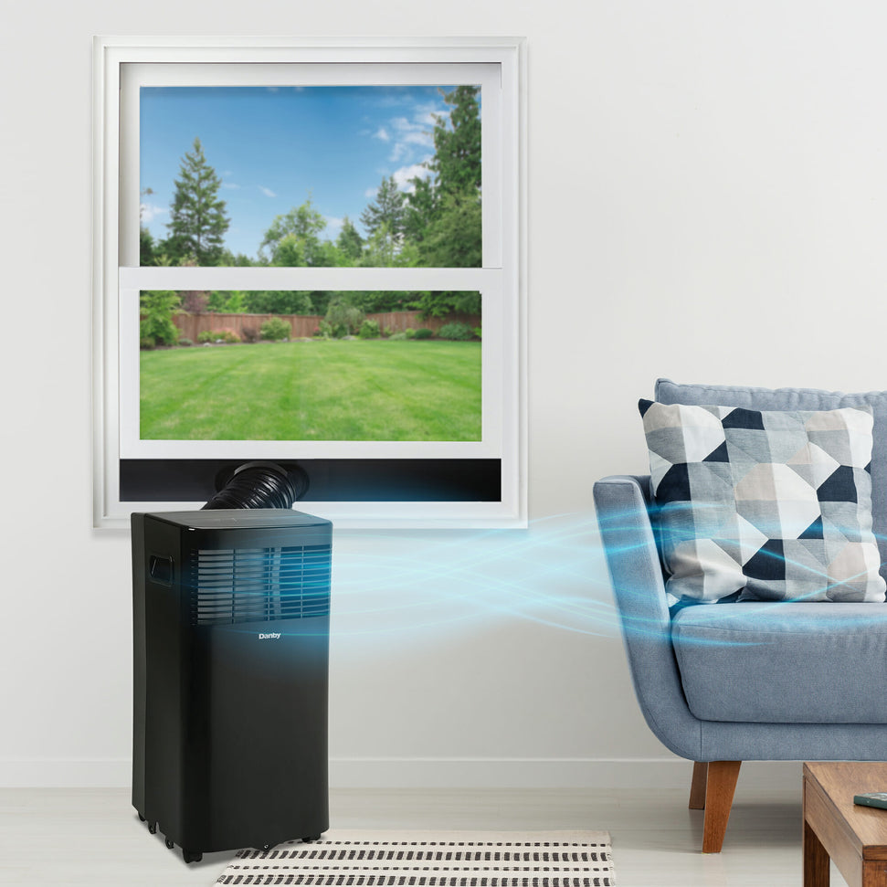 Danby - 8500 BTU 3-in-1 Portable Air Conditioner In Black - DPA050B7BDB