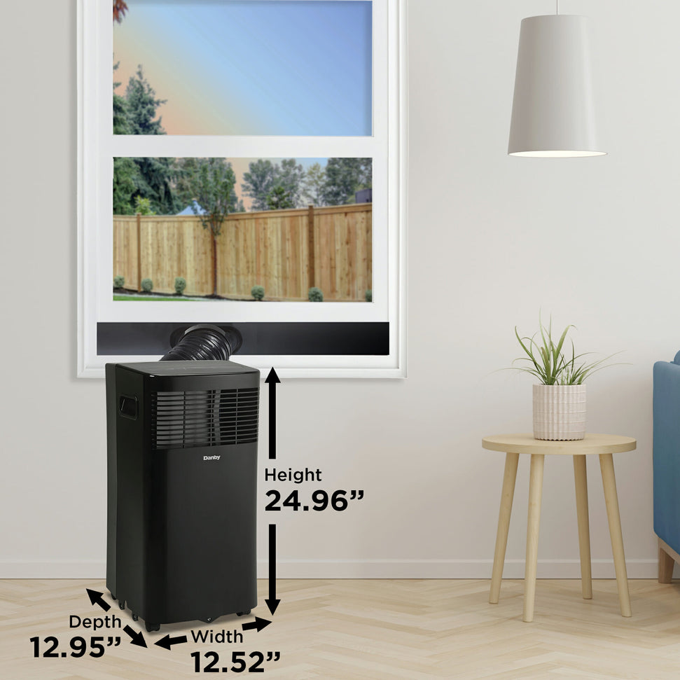 Danby - 8500 BTU 3-in-1 Portable Air Conditioner In Black - DPA050B7BDB