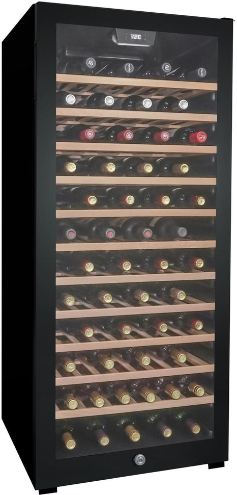 Danby - 94 Bottle Free-Standing Wine Cooler In Black - DWC94L1B