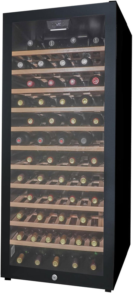 Danby - 94 Bottle Free-Standing Wine Cooler In Black - DWC94L1B