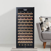 Danby - 94 Bottle Free-Standing Wine Cooler In Black - DWC94L1B