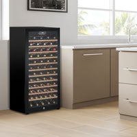 Danby - 94 Bottle Free-Standing Wine Cooler In Black - DWC94L1B