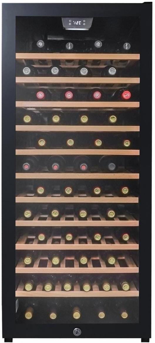 Danby - 94 Bottle Free-Standing Wine Cooler In Black - DWC94L1B
