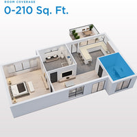 Danby - Air Purifier Up To 210 Sq. Ft. In White - DAP143BAW-UV