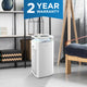 Danby - Air Purifier Up To 450 Sq. Ft. In White - DAP290BAW