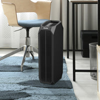 Danby - Black Air Purifier With True HEPA Up To 210 Sq. Ft. - DAP143BAB-UV