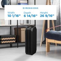 Danby - Black Air Purifier With True HEPA Up To 210 Sq. Ft. - DAP143BAB-UV