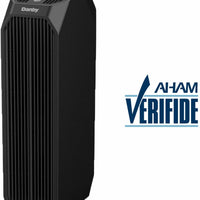 Danby - Black Air Purifier With True HEPA Up To 210 Sq. Ft. - DAP143BAB-UV