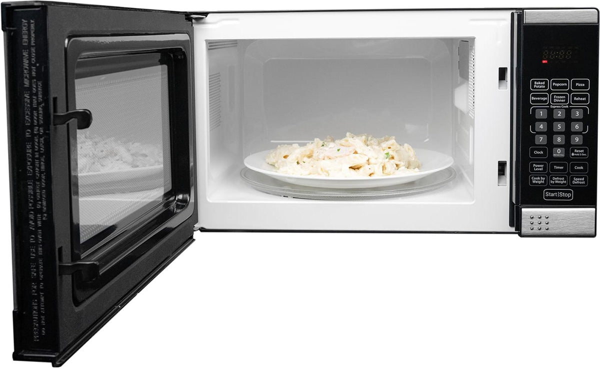 Danby - Designer 0.7 cu.ft. Stainless Steel Space Saving Under the Cupboard Microwave - DDMW007501G1