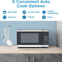 Danby - Designer 0.7 cu.ft. Stainless Steel Space Saving Under the Cupboard Microwave - DDMW007501G1